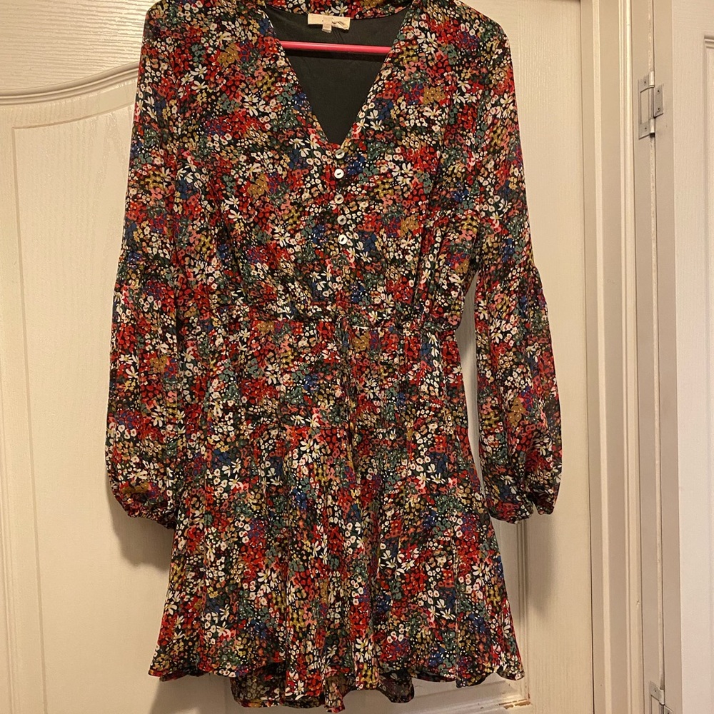 Size medium short multi colored dress.